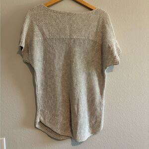 Tommy Bahama Cream Knit Sleeveless Sweater size Small